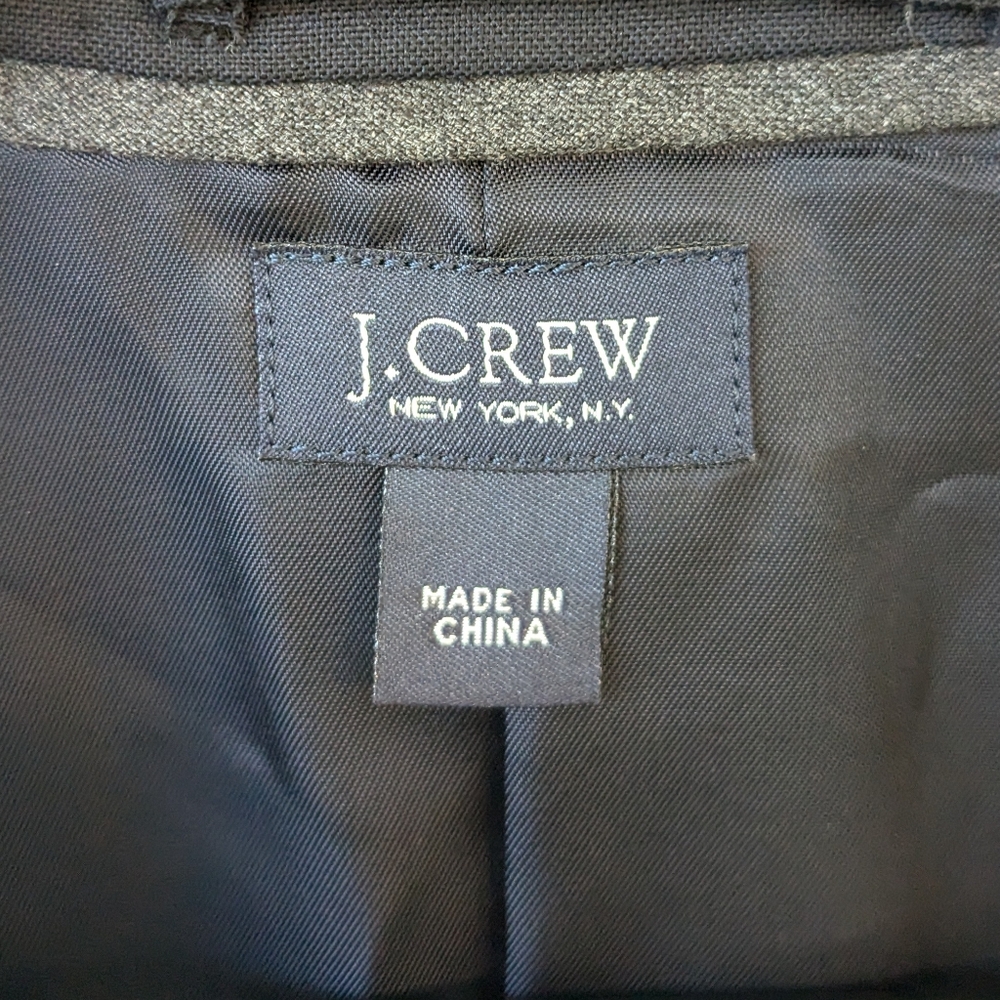 J. Crew Men's Blue Italian Wool Ludlow Jacket  Two Button Blazer Size 44R - Picture 4 of 6